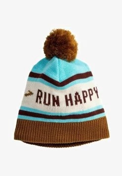 BROOKS HERITAGE POM - Mütze - Run Happy Vivid Teal