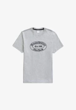 WASHED SUPIMA LOGO CREWNECK - T-Shirt Basic - White -Brooks Geschäft db5d3d682ef24b918204b2c95a9b0afd