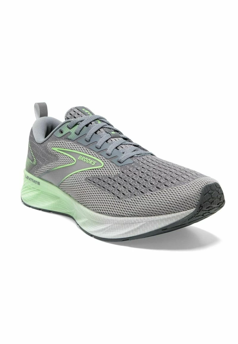 BROOKS LEVITATE 6 - Laufschuh Neutral - Primer Grey Neon Green 2 BROOKS LEVITATE 6 - Laufschuh Neutral - Primer Grey Neon Green – Bild 2