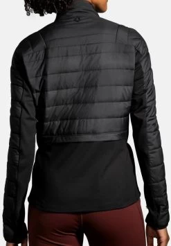 BROOKS Shield Hybrid Jacket 2.0 - Outdoorjacke - Black -Brooks Geschäft e41e839c0c70481d9efa09dccf6831ed