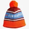 BROOKS HERITAGE POM - Mütze - Run Happy Vivid Flame