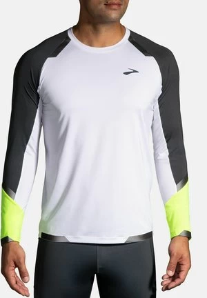 BROOKS RUN VISIBLE SHORT SLEEVE - T-Shirt Print - White Asphalt Nightlife 5 BROOKS RUN VISIBLE SHORT SLEEVE - T-Shirt Print - White Asphalt Nightlife – Bild 5
