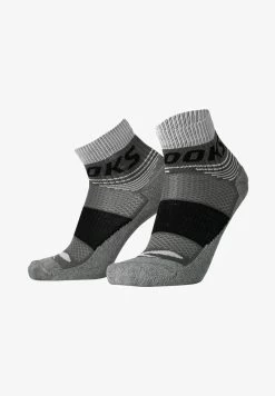 BROOKS HIGH POINT QUARTER - Sportsocken - Oatmeal Red Clay -Brooks Geschäft ee2085bd2a4e4740a6afd040d9cf9365 2