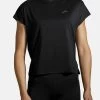 BROOKS SPRINT FREE SHORT SLEEVE - T-Shirt Basic - Black