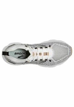 BROOKS GLYCERIN STEALTHFIT 20 - Laufschuh Stabilität - White Black Cream -Brooks Geschäft f09712bb637346a3973dfe0c7a4c47c6