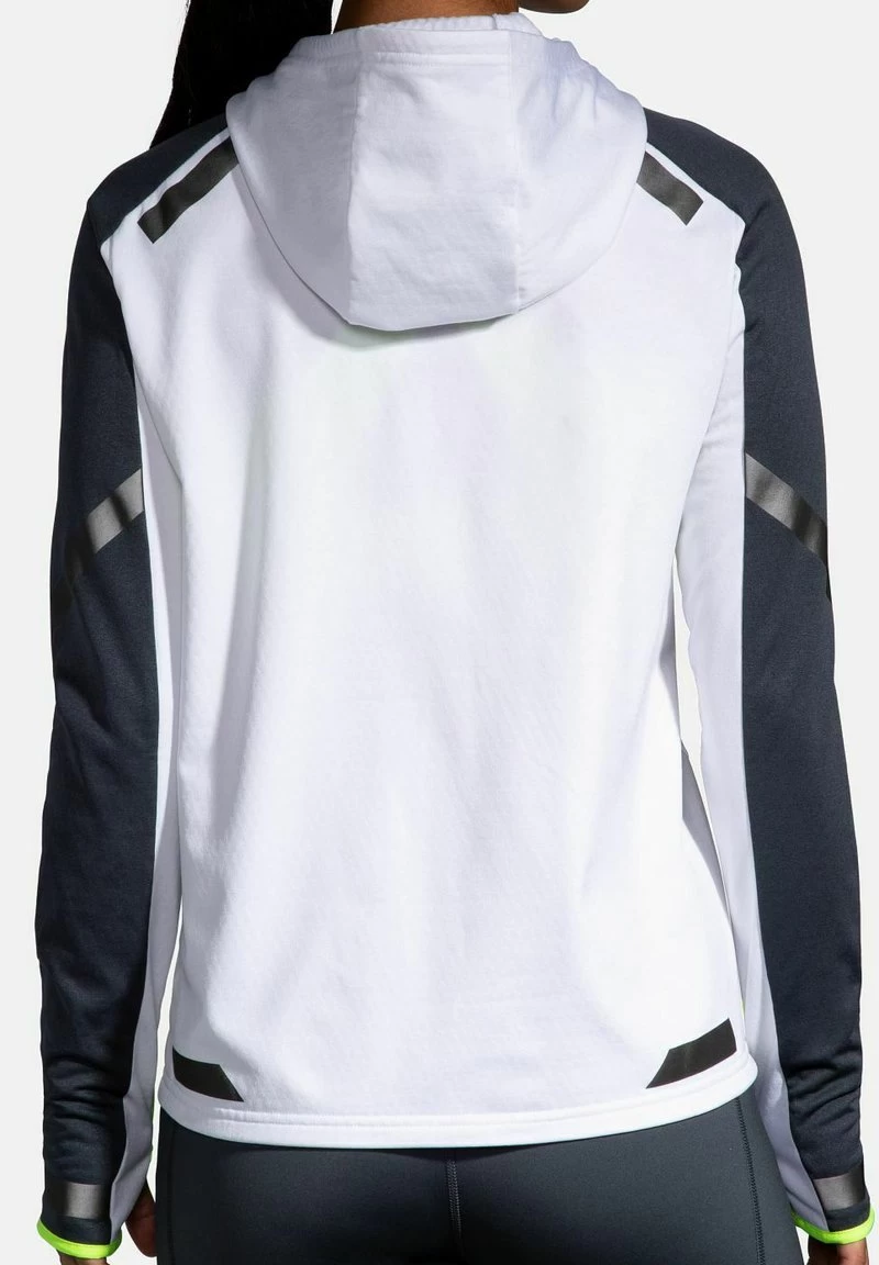 BROOKS RUN VISIBLE THERMAL HOODIE - Kapuzenpullover - White Asphalt Nightlife 2 BROOKS RUN VISIBLE THERMAL HOODIE - Kapuzenpullover - White Asphalt Nightlife – Bild 2