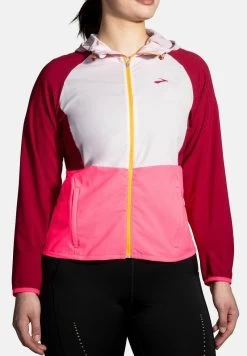 BROOKS CANOPY JACKET - Softshelljacke - Razzmatazz Quartz Hyper Pink