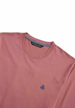 SUPIMA - T-Shirt Basic - Dark Pink -Brooks Geschäft f8f4699e4b5d45fe865688b4abd336ab