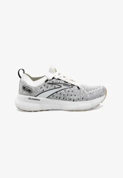 BROOKS GLYCERIN STEALTHFIT 20 - Laufschuh Stabilität - White Black Cream